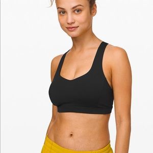 Lululemon Free To Be Serene Black Sports Bra